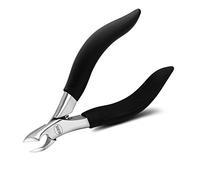 BEZOX Toe Nail Clippers for Thick or Ingrown Nails - Heavy Duty Stainless Steel Soft Grip Toe Nail Cutters - Olecranon Short