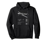 BF 109 Fighter Specs Luftwaffe Pullover Hoodie