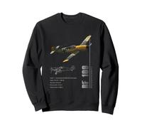 BF 109 Fighter Specs Luftwaffe Sweatshirt