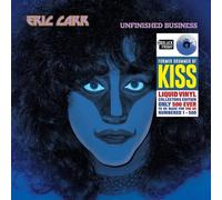 (BF25) CARR,ERIC FROM KISS - UNFINISHED BUSINESS (LIQUID BLUE VINYL/NUMBERED EDI