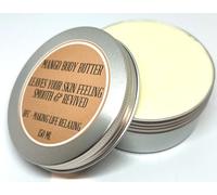 BFC Body Butter Mango Scented 150ML Silver Tin - Made with Mango Butter, Shea Butter, Sweet Almond Carrier Oil and pure Mango Essential Oil. Shipping on 48 Hour Tracked Service [Energy Class A++