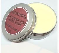 BFC Body Butter Rose Scented 150ML Silver Tin - Made with Mango Butter, Shea Butter, Sweet Almond Carrier Oil and pure Rose Essential Oil. Shipping on 48 Hour Tracked Service [Energy Class A++