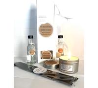 BFC Coconut Scented Gift Pack 1 x Coconut Reed Diffuser 100ML, 1 x Coconut scented Soy Wax Candle (28Hours burn time) 24 x rds & 2 x Coconut reed diffuser refill oils (50ML)