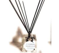 BFC Fresh Linen Reed Diffuser Scented 100ML Cubed Glass with 8 x 240Ml Black Reed Diffuser Sticks provides a lovely Fresh Linen scent into any size room