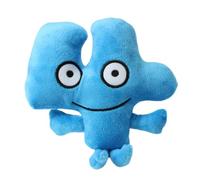 BFDI Algebraliens Plushies Battle for Dream Island Plush Toy, Algebraliens Dolls FOUR/FOURTEEN/ONE/SIX/TEN/THREE/TWO/X Stuffed Toys for Fans (FOUR 18cm)