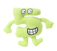 BFDI Algebraliens Plushies Battle for Dream Island Plush Toy, Algebraliens Dolls FOUR/FOURTEEN/ONE/SIX/TEN/THREE/TWO/X Stuffed Toys for Fans (FIVE 17cm)