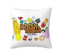 Bfdi-Battle for Dream Throw Cushion Cover Retro Throw Pillow Cover Case Square Series Decorative One Size Double Side Design 18 x18 for Family Indoor Sofa