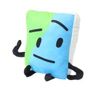 BFDIA Plushies Battle for Dream Island Plush Toy, BFDI Plushies Dora/Bomby/Fries/Gelatin/Puffball/Ruby/Tune/Waffle Stuffed Dolls Toys for Fans (Book 20cm)