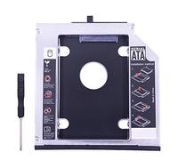 Bfenown 2nd HDD SSD Hard Drive Caddy Tray Replacement for Lenovo Thinkpad T420 T430 T510 T520 T530 W510 W520 W530, Internal Laptop CD DVD ROM Optical Modular Bay to 2.5 Inch 12.7mm