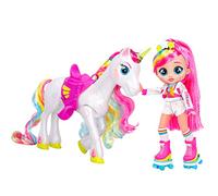 BFF BY CRY BABIES Dreamy & Rym - Deluxe Pack Includes the exclusive articulated Dreamy doll and her unicorn Rym-Gift Toy for Girls and Boys +3 Years
