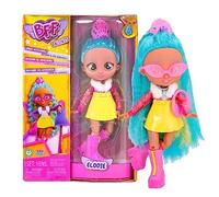 BFF by Cry Babies Elodie - Collectible Fashion Doll with Long Hair, Fabric Clothes and 9 Accessories-Gift Toy for Girls and Boys +3 Years
