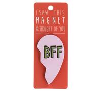 BFF Right Heart Pink Funny Quote Novelty Magnet