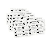 Bffcnl 120 Pieces Eggs Laid on Date Stickers Produce Labeling for Business Farmer