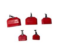Bffcnl 5 Pieces Musical Percussion Block Rhythm Block Drum Latin Percussion Instrument Easy to Use Made of PP Material for Music Teachers Bands Music Rehears, Red