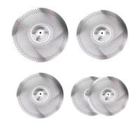 Bffcnl 5Pcs Drummer Practice Quiet Cymbal 14" Hi Hat+16" Crash+18'" Rash+20"ride