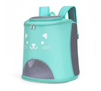 Bffcnl Cat Carrier Backpack Large Capacity Pet Carrier Backpack Portable Small Dog Travel Bag for Outdoor, Animal Doctor Visits, Sky Blue