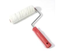 Bffcnl Decorative Paint Roller Reusable Texture Roller with Handle Washable Tool for Homeowners, Room Decorating, Wall Painting, 801 Twill Fabric