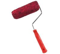 Bffcnl Decorative Paint Roller Reusable Texture Roller with Handle Washable Tool for Homeowners, Room Decorating, Wall Painting, R807 Fine Fabric