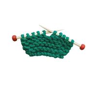 Bffcnl Dollhouse Miniature Knitting Yarn Sweater Set Woolen Yarn Crochet Pretend Simulation Decoration Accessories Wood Material Suitable for Dollhous, Green