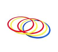 Bffcnl Exercise Speed Circle Jumping Hoops Flexible Fitness Hoop Multi- Rings, 60cm, 5 Pieces, Mixed Colors