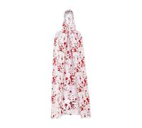 Bffcnl Halloween Cape with Hood, Spooky Cape for Prom And More, White
