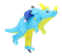 Bffcnl Inflatable Costume set offering dinosaur riding costume triceratops inflatable cosplay outfit and practical storage pocket suitable for, Toddler Size