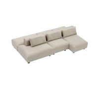 Bffcnl Miniature Dollhouse Sofa Toy Room Sofa with Classic Cushion in Synthetic Material Suitable for Photo Props Col, M 2 ROWS cloth