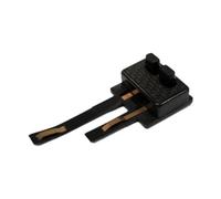 Bffcnl Model Trains HO Scale Digital Power Connection Clips, 1/87 Parts for DIY, Black