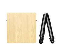 Bffcnl Percussion Drum Travel Percussion Box Drum Cajon Style Hand Drum Wooden Body with Carrying Handle Lightweight for Children and Adults Suitable for