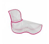Bffcnl Transparent Dog Raincoat Easy to Put on Transparent Dog Rain Poncho Leash Hole Waterproof Pet Rain Jacket for Dogs, Rainy Weather, Outdoor Walks, Array, Rose Red, 4XL