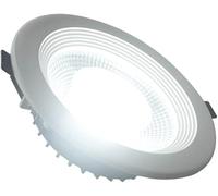 BFFGKGL 30W Modern Bedroom White Recessed Ceiling Downlight Indoor Kitchen Hallway Ceiling Lighting Fixture Fire Rated Energy Saving LED Art Gallery Ceiling Spotlight For Bathroom Stage Office