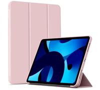 BFGTSJF Case for iPad Air 11 Inch Case M3 2025/ M2 2024, iPad Air 5th/4th Generation 2022 2020 10.9 Inch, Auto Sleep/Wake, Slim Lightweight Trifold Stand Protective Soft TPU Cover - Pink