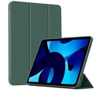 BFGTSJF Case for iPad Air 11 Inch Case M3 2025/ M2 2024, iPad Air 5th/4th Generation 2022 2020 10.9 Inch, Auto Sleep/Wake, Slim Lightweight Trifold Stand Protective Soft TPU Cover - Dark Green