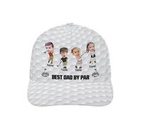 BFHEFGSUU Personalised Dad Golf Hats Custom Name Funny Sport Themed Caps Gift Dad Grandpa Golf Ball Lovers Father's Day Birthday Xmas (S 9)