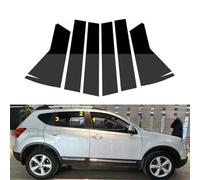 BFHJKSRN 6Pcs Car Middle Column PC Window Trim B C Pillar Strip Sticker for Nissan Qashqai J10 2008-2013 Door Pillar Trimare
