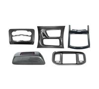 BFHJKSRN Car Center Console Air Gear Panel Cover Protector 5PCS Suit Kit For Dodge Charger 2015-2021 ABS Carbon Fiber Interior Accessories