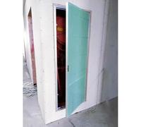 Bflcttbd Easy Install Hidden Inspection Door, 26 28 30 32 34 36 In Height Aluminum Inspection Hatch for Electrical Heating & Alarm Wall, Paintable Access Panel for Drywall(650x700mm/26x28in)