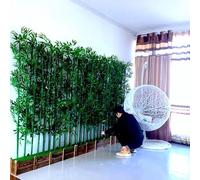 Bflcttbd Encrypted Fake Bamboo Plant, Natural Fake Bamboo Plant for Garden Yard & Patio, 8 14 18 20 Pieces(50cm base-8,150CM(59.1in))