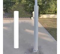 Bflcttbd Round Basketball Pole Pads, 1.2 1.5 1.8 M Height Basement Cover for Player Protection, 5 6 7 8 9 15 20 In Dia All-Weather Pad(H-4.9FT(1.5M),Dia 2 Inch (50 MM))