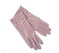 BFLCWSTD Uv Protection Gloves 1 Pair Summer Women Sunscreen Touch Screen Anti-UV Ice Silk Gloves Thin Breathable Non Slip Short Female Drive(Purple)