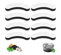 BFLICROY 8 Pack Replacement Filters for DF10 & DF30 Automatic Pet Water Dispenser, Triple Filtration Dog Water Filter Replacement, Carbon Cat Water Fountain Filters