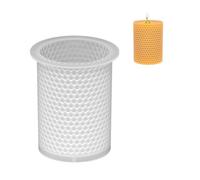 BFLKY 3D Bees Candle Silicone Molds Cake Fondant Mold Hexagon Beehives Resin Plaster Molds Handmade Soap Mould Decor