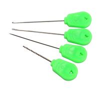 BFLKY Fishing Baiting Needle Set, 4pcs Stainless Steel Modern Carp Fishing Hooks, Baiting Tool Kits, Drilling Hook Needle, Easy Open Holes, Portable Size