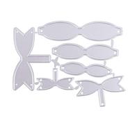 BFLKY Ribbon Bows Metal Cutting Dies Stencils Die Template For Card Making Journaling Decorations