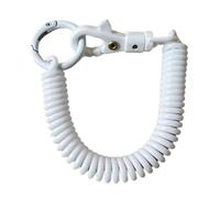 BFLKY Stretchy Spirals Keyring Retractable Keychain Coil Spring Keychain Alloy Key Holder Colors Key Chain For Backpack