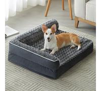 BFPETHOME Orthopedic Dog Bed for Medium Dogs - Waterproof Sofa With Removable Washable Cover, Nonskid Bottom, and Waterproof Lining - Couch Style