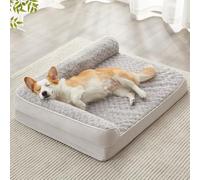 BFPETHOME Orthopedic Dog Beds for Large Dogs-Waterproof Sofa Dog Bed with Removable Washable Cover, Large Pet Bed with Waterproof Lining and Nonskid Bottom, Pet Bed for Dogs