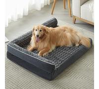 BFPETHOME Orthopedic Dog Beds for Large Dogs-Waterproof Sofa Dog Bed with Removable Washable Cover, Large Pet Bed with Waterproof Lining and Nonskid Bottom,Pet Bed for Dogs