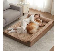 BFPETHOME Orthopedic Washable Dog Bed, Sleeping Couch for Large Senior Dogs