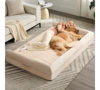 BFPETHOME Orthopedic Washable Human Dog Bed for Adult & Dog Cozy Sleep